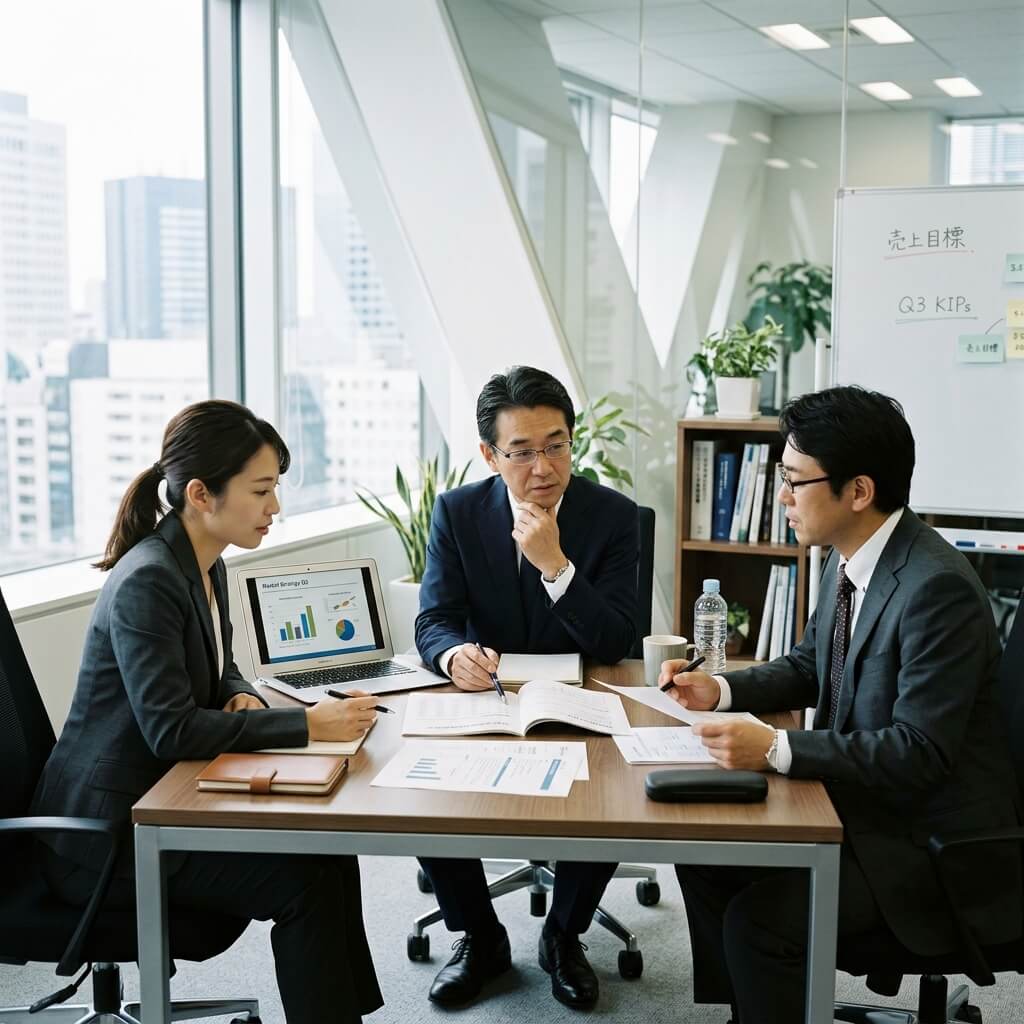 コンサルティング事業 打ち合わせイメージ